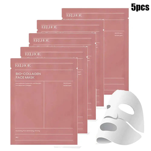 1/5/10PCs Bio Collagen Real Deep Mask, Hydrating Overnight Hydrogel.