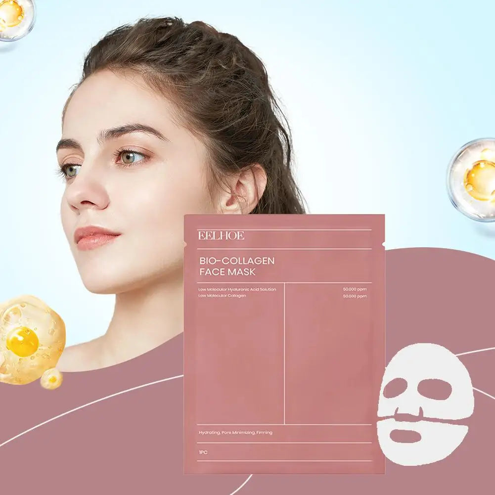 1/5/10PCs Bio Collagen Real Deep Mask, Hydrating Overnight Hydrogel.